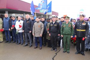 Астраханские и Калмыцкие поисковики на митинге в п.Хулхута Яшкульского района Республики Калмыкия